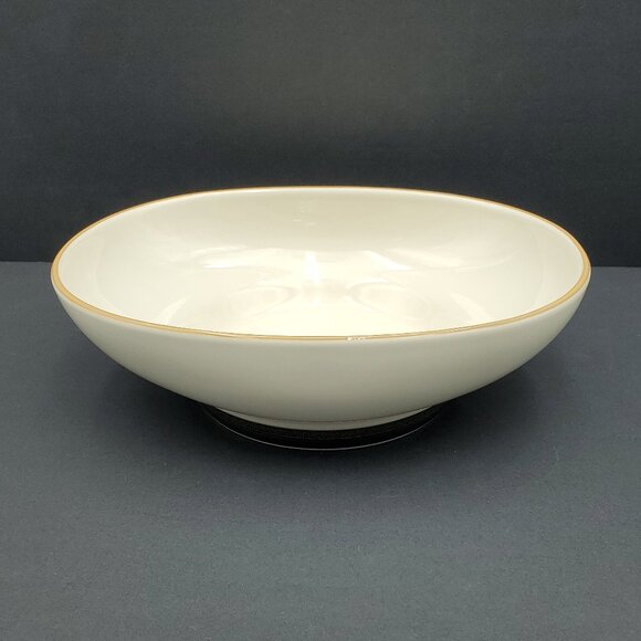 Pfaltzgraff Canyon Ridge Oval Serving Bowl Tan Pedestal Vegetable Serving Bowl - Picture 2 of 8